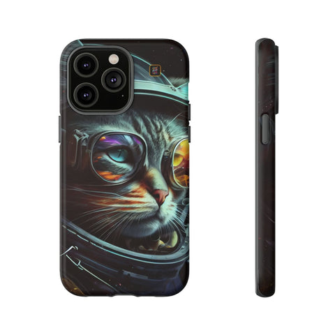 iPhone 14 | 14 Pro | 14 Plus | 14 Pro Max | 15 | 15 Pro | 15 Plus | 15 Pro Max β Astronaut,Cosmic,CosmonautKitty,VibrantEyes β front-and-side