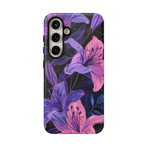 Galaxy S22 | S22 Plus | S22 Ultra | S23 | S23 Plus | S23 Ultra | S24 | S24 Plus | S24 Ultra β DarkFantasy,Floral,Intricate,Lilies β front