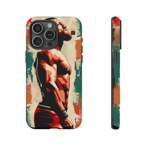iPhone 14 | 14 Pro | 14 Plus | 14 Pro Max | 15 | 15 Pro | 15 Plus | 15 Pro Max β Beard,Fighter,Portrait,RetroWave β front-and-side