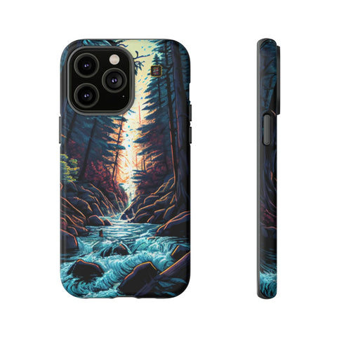 iPhone 14 | 14 Pro | 14 Plus | 14 Pro Max | 15 | 15 Pro | 15 Plus | 15 Pro Max – BlueSky,Cinematic,Redwoods,Rapids – front-and-side