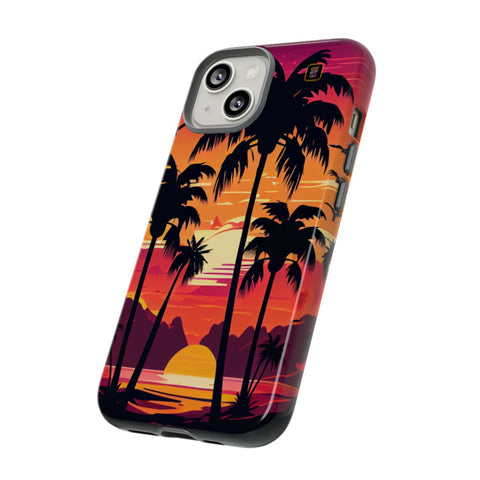 iPhone 14 | 14 Pro | 14 Plus | 14 Pro Max | 15 | 15 Pro | 15 Plus | 15 Pro Maxβ Beachscape,Dawn,PalmTrees,Tropical β side