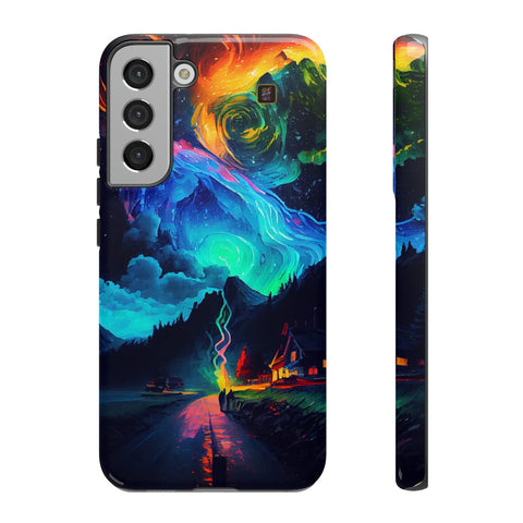 Galaxy S22 | S22 Plus | S22 Ultra | S23 | S23 Plus | S23 Ultra β Enchanted,Mountains,StarrySky,Vibrant β front-and-side
