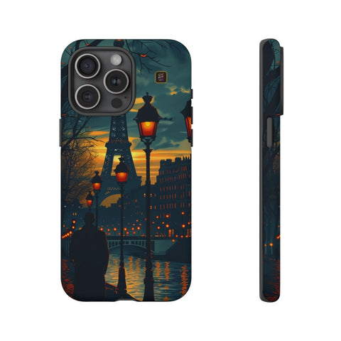 iPhone 14 | 14 Pro | 14 Plus | 14 Pro Max | 15 | 15 Pro | 15 Plus | 15 Pro Max β Eiffel,Twilight,Parisian,Streetlamps β front-and-side