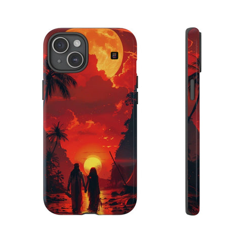 iPhone 14 | 14 Pro | 14 Plus | 14 Pro Max | 15 | 15 Pro | 15 Plus | 15 Pro Max β Arabian,DesertRomance,PalmTrees,Sunset β front-and-side