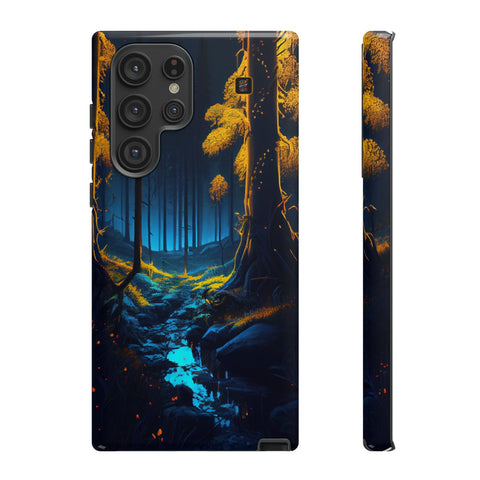 Galaxy S22 | S22 Plus | S22 Ultra | S23 | S23 Plus | S23 Ultra β Bioluminescence,Enchanted,Forest,Wonderland β front-and-side