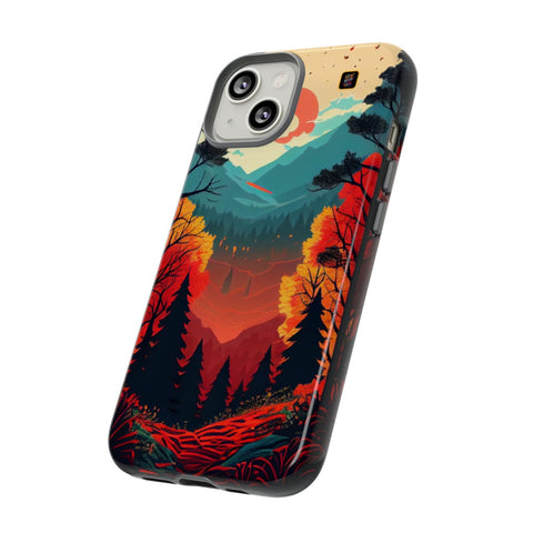 iPhone 14 | 14 Pro | 14 Plus | 14 Pro Max | 15 | 15 Pro | 15 Plus | 15 Pro Maxβ Autumnal,Forest,Mountainscape,Sunset β side