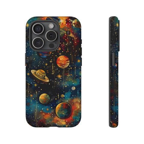 iPhone 14 | 14 Pro | 14 Plus | 14 Pro Max | 15 | 15 Pro | 15 Plus | 15 Pro Max β Cosmic,Nebulae,Planets,Stars β front-and-side