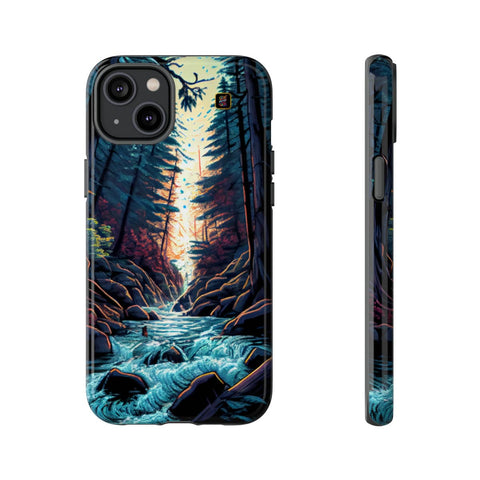 iPhone 14 | 14 Pro | 14 Plus | 14 Pro Max | 15 | 15 Pro | 15 Plus | 15 Pro Max – BlueSky,Cinematic,Redwoods,Rapids – front-and-side