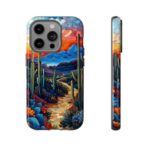 iPhone 14 | 14 Pro | 14 Plus | 14 Pro Max | 15 | 15 Pro | 15 Plus | 15 Pro Max β Artistic,Cacti,Desert,Sunset β front-and-side