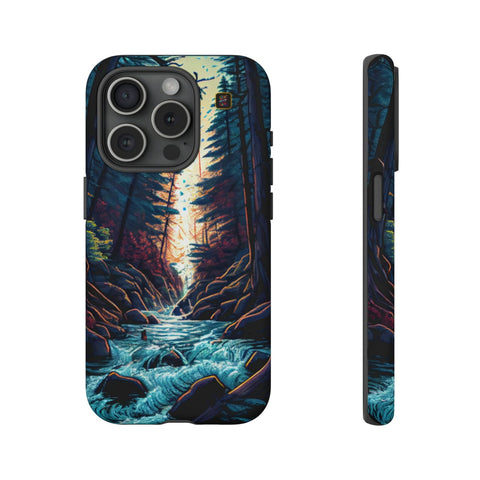iPhone 14 | 14 Pro | 14 Plus | 14 Pro Max | 15 | 15 Pro | 15 Plus | 15 Pro Max – BlueSky,Cinematic,Redwoods,Rapids – front-and-side