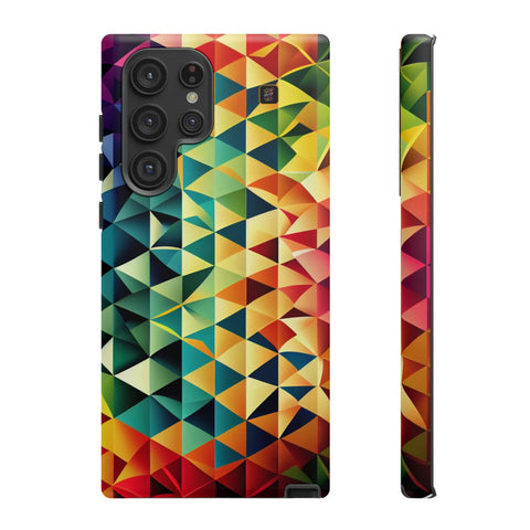 Galaxy S22 | S22 Plus | S22 Ultra | S23 | S23 Plus | S23 Ultra β Artwork,Colorburst,Mosaic,Rainbow β front-and-side