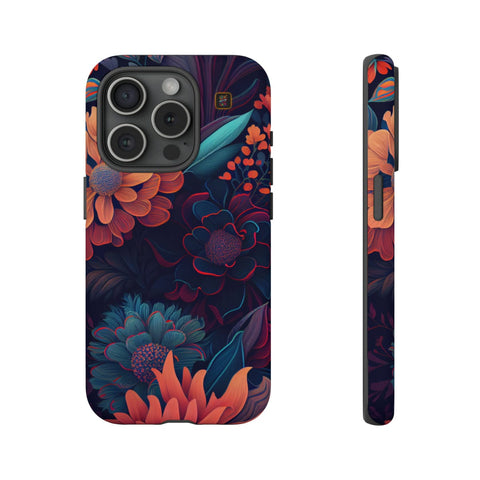 iPhone 14 | 14 Pro | 14 Plus | 14 Pro Max | 15 | 15 Pro | 15 Plus | 15 Pro Max – ArtisticBlossoms,BloomingBeauty,ColorfulGarden,FloralMasterpiece – front-and-side