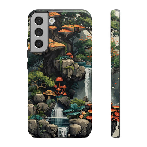 Galaxy S22 | S22 Plus | S22 Ultra | S23 | S23 Plus | S23 Ultra | S24 | S24 Plus | S24 Ultra β Enchanted,Island,Mushrooms,Waterfalls β front-and-side