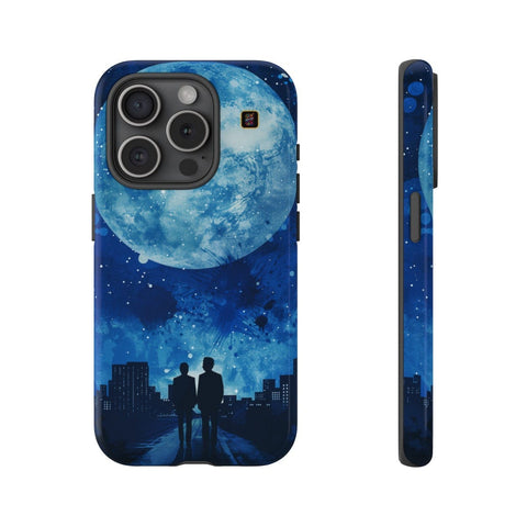 iPhone 14 | 14 Pro | 14 Plus | 14 Pro Max | 15 | 15 Pro | 15 Plus | 15 Pro Max β Cityscape,Moon,Noir,Silhouettes β front-and-side