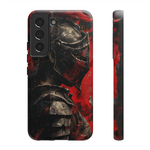 Galaxy S22 | S22 Plus | S22 Ultra | S23 | S23 Plus | S23 Ultra | S24 | S24 Plus | S24 Ultra β Armor,Knight,Medieval,RedPlume β front-and-side