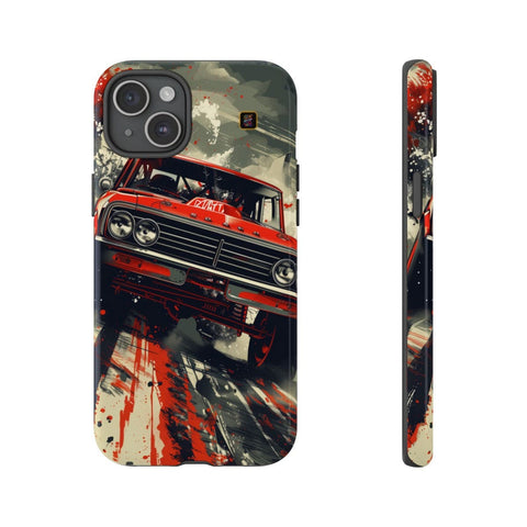 iPhone 14 | 14 Pro | 14 Plus | 14 Pro Max | 15 | 15 Pro | 15 Plus | 15 Pro Max β Artwork,BajaTruck,Racing,RedFlames β front-and-side