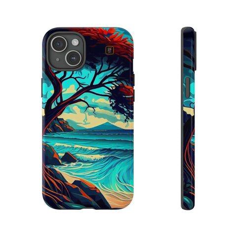 iPhone 14 | 14 Pro | 14 Plus | 14 Pro Max | 15 | 15 Pro | 15 Plus | 15 Pro Max β Beach,Enchanted,Seascape,Trees β front-and-side