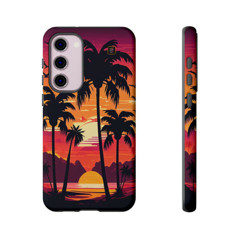 Galaxy S22 | S22 Plus | S22 Ultra | S23 | S23 Plus | S23 Ultra β Beachscape,Dawn,PalmTrees,Tropical β front-and-side