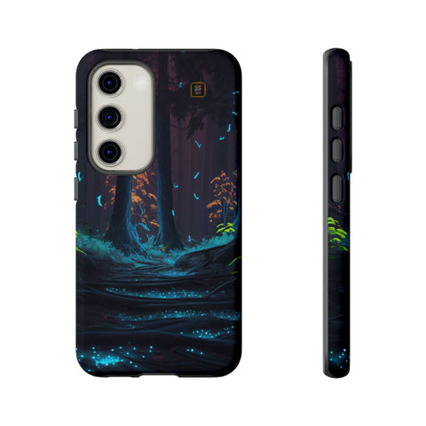 Galaxy S22 | S22 Plus | S22 Ultra | S23 | S23 Plus | S23 Ultra β Bioluminescent,Enchanted,Fantasy,Nightforest β front-and-side