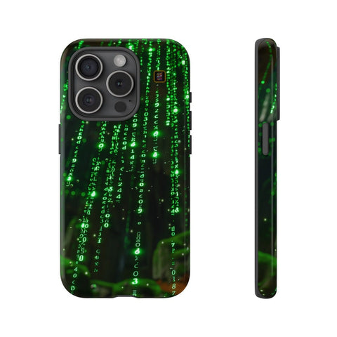 iPhone 14 | 14 Pro | 14 Plus | 14 Pro Max | 15 | 15 Pro | 15 Plus | 15 Pro Max β Cybernetic,Matrix,Numbers,Technology β front-and-side