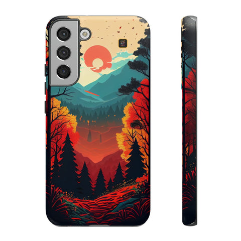 Galaxy S22 | S22 Plus | S22 Ultra | S23 | S23 Plus | S23 Ultra β Autumnal,Forest,Mountainscape,Sunset β front-and-side