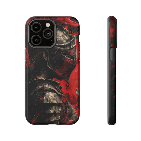 iPhone 14 | 14 Pro | 14 Plus | 14 Pro Max | 15 | 15 Pro | 15 Plus | 15 Pro Max β Armor,Knight,Medieval,RedPlume β front-and-side