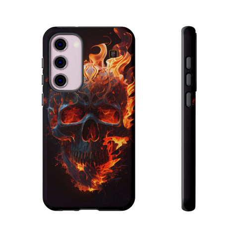 Galaxy S22 | S22 Plus | S22 Ultra | S23 | S23 Plus | S23 Ultra | S24 | S24 Plus | S24 Ultra β Blaze,FieryArtwork,Skull,VisualSpectacle β front-and-side
