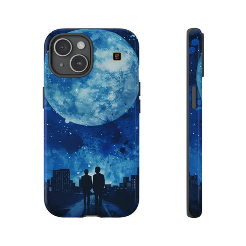 iPhone 14 | 14 Pro | 14 Plus | 14 Pro Max | 15 | 15 Pro | 15 Plus | 15 Pro Max β Cityscape,Moon,Noir,Silhouettes β front-and-side