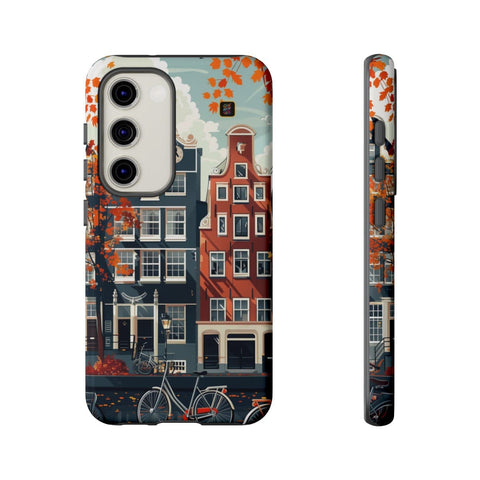 Galaxy S22 | S22 Plus | S22 Ultra | S23 | S23 Plus | S23 Ultra | S24 | S24 Plus | S24 Ultra β Autumn,Fall,Amsterdam,Bicycles β front-and-side