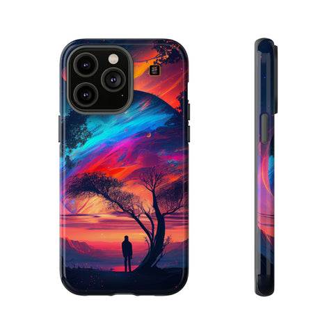 iPhone 14 | 14 Pro | 14 Plus | 14 Pro Max | 15 | 15 Pro | 15 Plus | 15 Pro Max β Dreamscape,Planetscape,Silhouette,Twilight β front-and-side