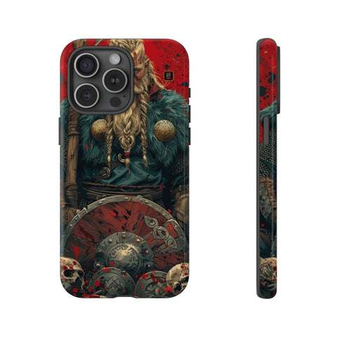 iPhone 14 | 14 Pro | 14 Plus | 14 Pro Max | 15 | 15 Pro | 15 Plus | 15 Pro Max β Axe,Battlefield,Fierce,Warrior β front-and-side