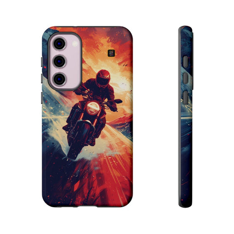 Galaxy S22 | S22 Plus | S22 Ultra | S23 | S23 Plus | S23 Ultra | S24 | S24 Plus | S24 Ultra β Adventure,Motorcycle,Sunset,Vector β front-and-side