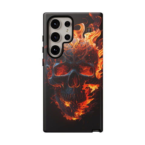 Galaxy S22 | S22 Plus | S22 Ultra | S23 | S23 Plus | S23 Ultra | S24 | S24 Plus | S24 Ultra β Blaze,FieryArtwork,Skull,VisualSpectacle β front