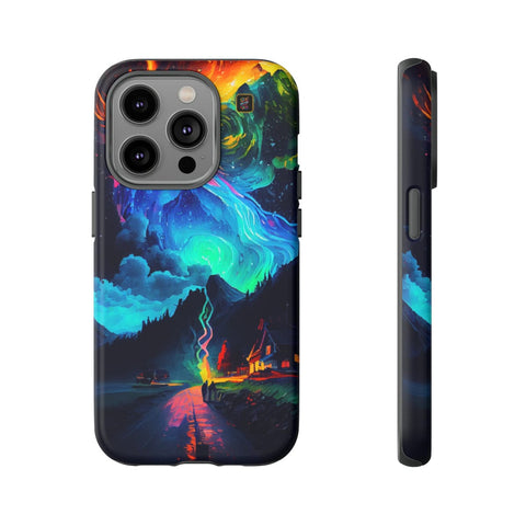 iPhone 14 | 14 Pro | 14 Plus | 14 Pro Max | 15 | 15 Pro | 15 Plus | 15 Pro Max β Enchanted,Mountains,StarrySky,Vibrant β front-and-side