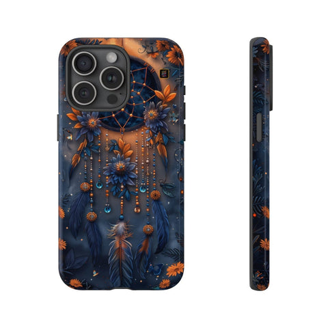 iPhone 14 | 14 Pro | 14 Plus | 14 Pro Max | 15 | 15 Pro | 15 Plus | 15 Pro Max β Beads,Dreamcatcher,Enchanted,Feathers β front-and-side
