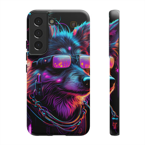 Galaxy S22 | S22 Plus | S22 Ultra | S23 | S23 Plus | S23 Ultra β Cyberdog,Neon,Glasses,Sunglasses β front-and-side