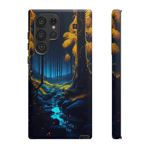 Galaxy S22 | S22 Plus | S22 Ultra | S23 | S23 Plus | S23 Ultra β Bioluminescence,Enchanted,Forest,Wonderland β front-and-side