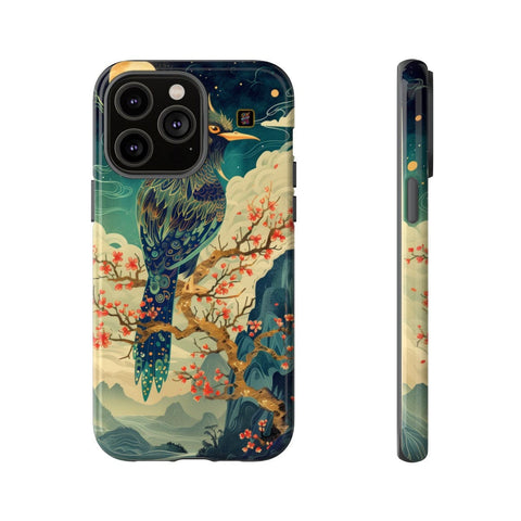 iPhone 14 | 14 Pro | 14 Plus | 14 Pro Max | 15 | 15 Pro | 15 Plus | 15 Pro Max β Bird,Fantasy,Moonlit,Mystical β front-and-side