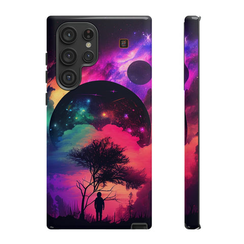 Galaxy S22 | S22 Plus | S22 Ultra | S23 | S23 Plus | S23 Ultra β Dreamscape,Planet,Silhouette,Starrysky β front-and-side