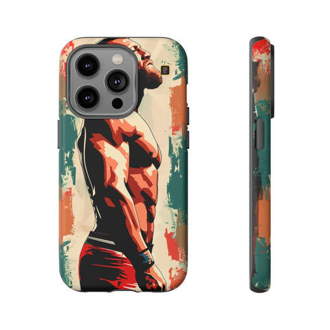 iPhone 14 | 14 Pro | 14 Plus | 14 Pro Max | 15 | 15 Pro | 15 Plus | 15 Pro Max β Beard,Fighter,Portrait,RetroWave β front-and-side