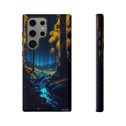 Galaxy S22 | S22 Plus | S22 Ultra | S23 | S23 Plus | S23 Ultra β Bioluminescence,Enchanted,Forest,Wonderland β front-and-side