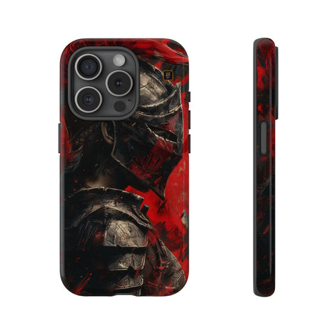 iPhone 14 | 14 Pro | 14 Plus | 14 Pro Max | 15 | 15 Pro | 15 Plus | 15 Pro Max β Armor,Knight,Medieval,RedPlume β front-and-side
