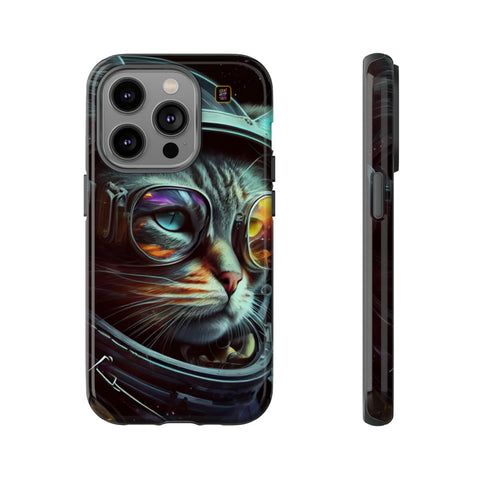 iPhone 14 | 14 Pro | 14 Plus | 14 Pro Max | 15 | 15 Pro | 15 Plus | 15 Pro Max β Astronaut,Cosmic,CosmonautKitty,VibrantEyes β front-and-side