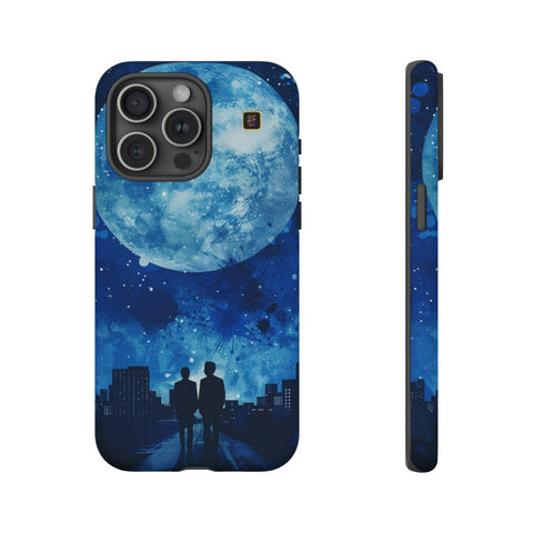 iPhone 14 | 14 Pro | 14 Plus | 14 Pro Max | 15 | 15 Pro | 15 Plus | 15 Pro Max β Cityscape,Moon,Noir,Silhouettes β front-and-side