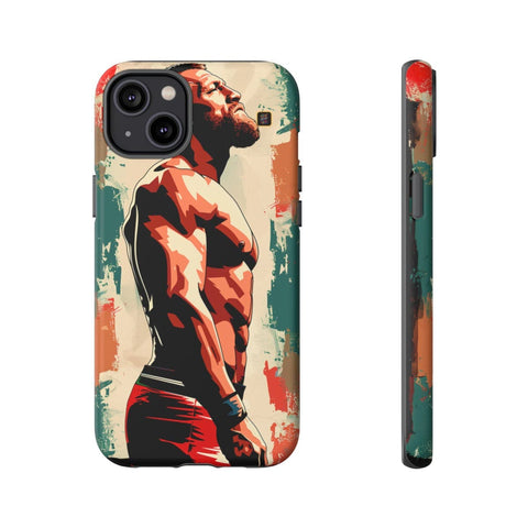 iPhone 14 | 14 Pro | 14 Plus | 14 Pro Max | 15 | 15 Pro | 15 Plus | 15 Pro Max β Beard,Fighter,Portrait,RetroWave β front-and-side