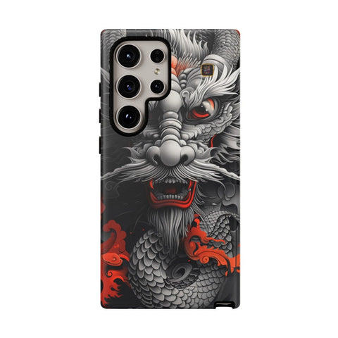 Galaxy S22 | S22 Plus | S22 Ultra | S23 | S23 Plus | S23 Ultra | S24 | S24 Plus | S24 Ultra β Dragon,Fantasy,RedAccents,SakugaStyle β front