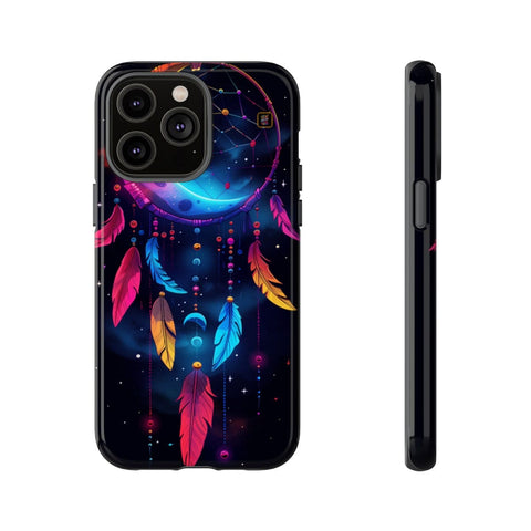iPhone 14 | 14 Pro | 14 Plus | 14 Pro Max | 15 | 15 Pro | 15 Plus | 15 Pro Max β Colorful,Dreamcatcher,Moonlight,Nightsky β front-and-side
