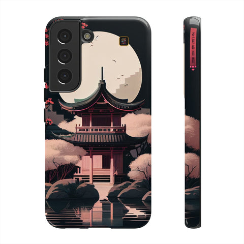 Galaxy S22 | S22 Plus | S22 Ultra | S23 | S23 Plus | S23 Ultra β CherryBlossoms,Enchanted,FantasyTemple,Moonlight β front-and-side