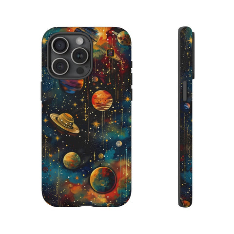 iPhone 14 | 14 Pro | 14 Plus | 14 Pro Max | 15 | 15 Pro | 15 Plus | 15 Pro Max β Cosmic,Nebulae,Planets,Stars β front-and-side