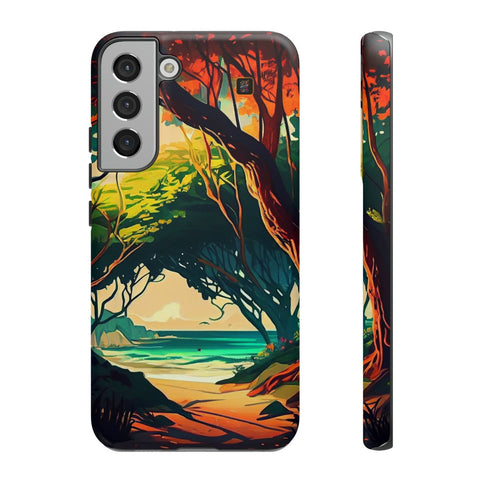 Galaxy S22 | S22 Plus | S22 Ultra | S23 | S23 Plus | S23 Ultra β AnimeBeach,EnchantedForest,TropicalVista,VibrantArtwork β front-and-side
